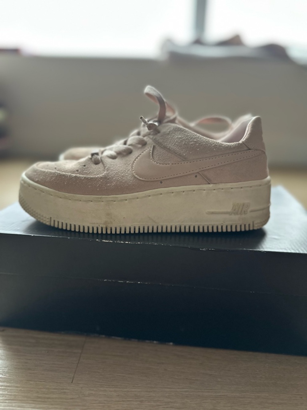 Nike Blush Platform Sneakers